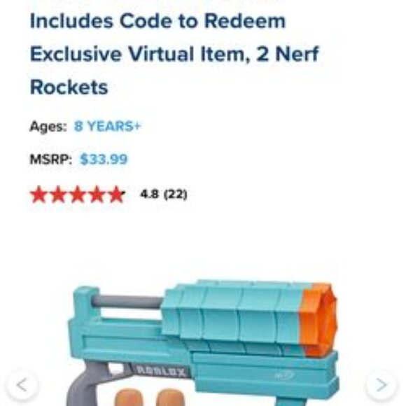 Nerf Roblox Rocket Launcher - Picture 2 of 3